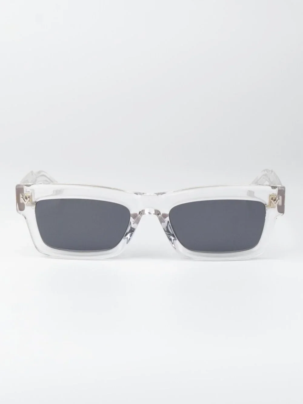 Valentino Men Sunglasses Transparent Grey Rectangle V-SHARP VLS-134 C